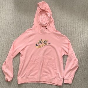 pink nike sweatshirt